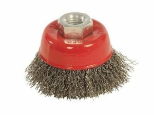 BRUSH WIRE CRIMP CUP 100MM M14X2