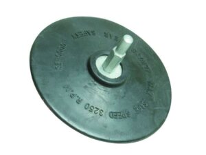 PAD BACK VELCRO 125MM 6MM SHAFT