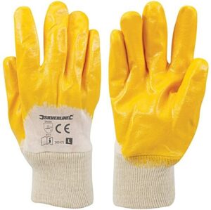 GLOVE NITRILE OPEN INTERLOCK