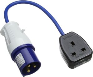 CONVERTER FLY LEAD 16A TO 13A SOCKET