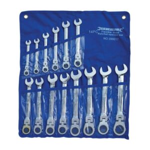 SET SPANNERS 14 PCS FLEX RATCHET