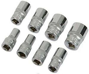 SET SOCKET 1/4" DRV 13 PCS