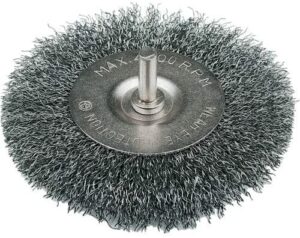 BRUSH WIRT 6MM ARBOR ROTARY