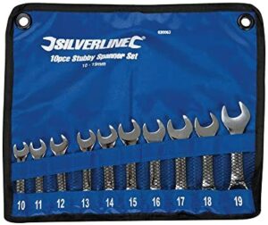 SPANNER SET STUBBY 10 PCS 10-19MM