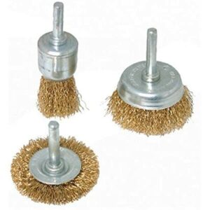 BRUSH WIRE SET DRILL 3PCE