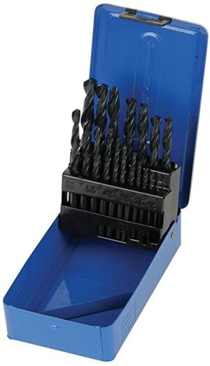 DRILL SET 19PCE METAL CASE 1-10