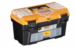 TOOLBOX W/DRAWER & REMOVABLE ORGANIZER 17"