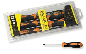 SCREWDRIVER SET 5PCS SLOT PH