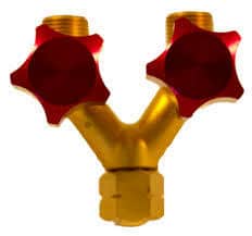 CONNECTION`Y' L.H. C/W VALVES 3/8