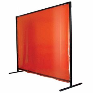 PANEL WITH WELDING RED CURTAIN 1950 X 1455