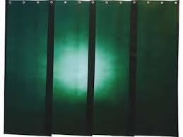 PANEL MODEL  WITH WELDING GREEN CURTAIN 1950 X 1455